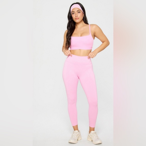 Fabletics Define Powerhold Pink Marshmallow HW 7/8 Legging | XS | NWT | Sold Out - Picture 4 of 10